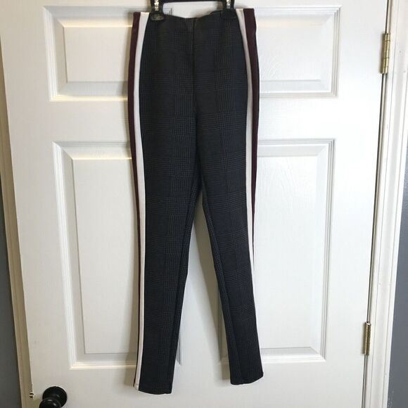 Forever 21 Houndstooth High Rise Pants Size XS Urban Outfitters Work Chic - Picture 1 of 3